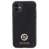 Guess GUHCN61PS4DGPK iPhone 11 / Xr 6.1 czarny/black hardcase Strass Metal Logo